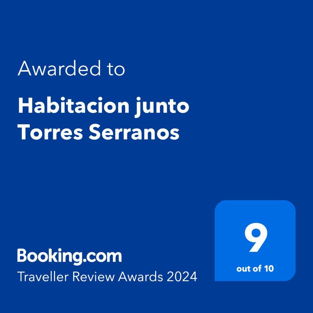 Habitacion Junto Torres Serranos Валенсия Екстериор снимка